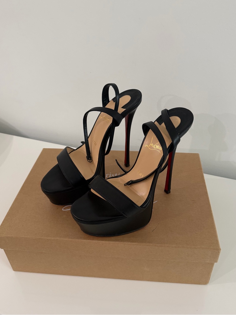 Black High Heel Platform Heels